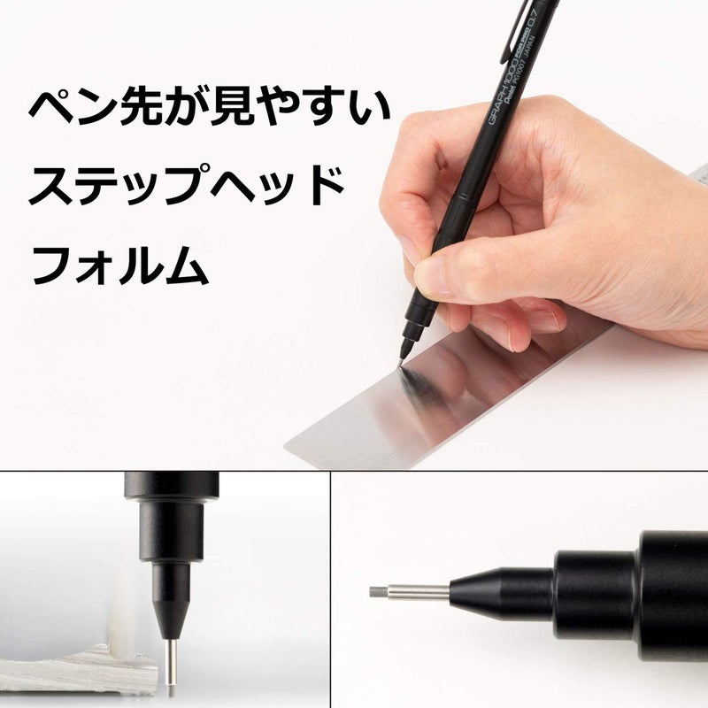 Pentel Mechanical Pencil, Graph 1000 for Pro, for Draft, 0.7mm (PG1007) - Image 4